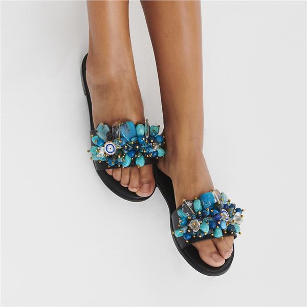 Women's Leather Sandals / ALESSIA